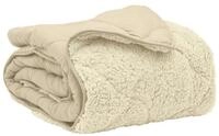 vidaXL Baumwollbettdecke Sommerdecke 140 x 200 cm Sommer Creme Atmungsaktiv,...