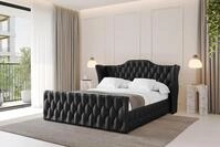ALTDECOR Polsterbett MODY-Z (Polsterbett mit Bettkasten und Lattenrost, Boxbett...