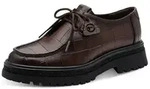 Tamaris Schn&uuml;rschuh Chunky Schn&uuml;rer, Halbschuh mit Mokassin-Naht braun 37 EU