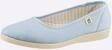 Slipper CASUAL LOOKS, Damen, Gr. 39, blau (hellblau), Textil, Schuhe Slipper