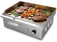 KLAMER Elektrogrill Edelstahl 3000W, XL Grillplatte 54,5x38,5 cm, Tischgrill
