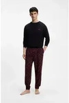 HUGO Pyjama ELION LONG SET (2 tlg) schwarz M (48)