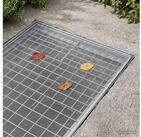 vidaXL Zaun vidaXL Lichtschachtabdeckung mit Clips 2 stk. 70 x 130 cm Aluminium