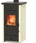WESTMINSTER Kaminofen Kaminofen Luke weiss, 8 kW, Zeitbrand