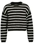 Blue Seven Strickpullover Girls Pullover grau|schwarz 140 EU