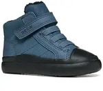 Geox B GISLI BOY Lauflernschuh Lauflernboots, Klettboots mit Gummikappe blau 22...