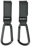 Dooky Kinderwagen-Tasche Dooky, Buggy-Haken Klein 2er-Set Schwarz, Kinderwagen...