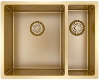 CARESSI K&uuml;chensp&uuml;le CAPP3415R10G, rechteckig, 55/18.5 cm, Restebecken, Gro&szlig;e