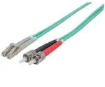 Intellinet Intellinet LWL Anschlusskabel LC/ST 5m Multimode OM3 Aqua Netzwerkkabel