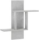 vidaXL Wandregal 59 x 17 x 63 cm Wandregal Betongrau 59x17x63 cm Holzwerkstoff