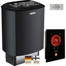 Fresh-Pool Saunaofen Harvia Sound M60E Black 6 kW Saunaofen & Fenix FX1, 6 kW,...