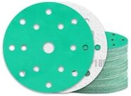 LuxusKollektion Schleifscheibe Schleifpapier 150mm 15 Loch-Gr&uuml;n 60 St&uuml;ck...
