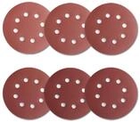 LuxusKollektion Schleifscheibe Schleifpapier 125mm Klett 90 St&uuml;ck 8 L&ouml;cher 40...