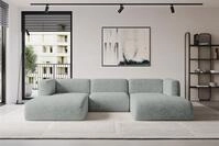 ALTDECOR Wohnlandschaft MIRA-U1, Sofa Praktische Bequeme Funktionsecke Couch...
