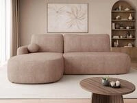MIRJAN24 Ecksofa Loridu O, mit Bettkasten und Schlaffunktion, L-Form mit freier