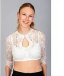Edelnice Dirndlbluse Lara wei&szlig; 32
