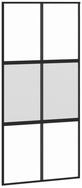 vidaXL Zimmert&uuml;r 1025 x 205 cm Schiebet&uuml;r Zimmert&uuml;r Glas Schwarz 102,5x205 cm