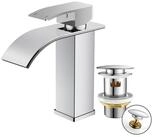 LuxusKollektion Waschtischarmatur Waschtischarmatur Wasserfall Chrom 110mm