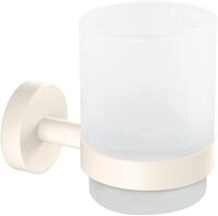 tesa Zahnputzbecher MOON Zahnputzbecherhalter, (Set, 1-St), wei&szlig; - 9,6 cm : 7...
