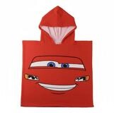 Cars Badeponcho Kinder Badeponcho 55 &times; 77 cm 100% Polyester 250 gsm