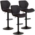 LuxusKollektion Barhocker Barhocker 360Drehstuhl Lehne H&ouml;henverstellbar PU...