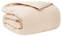 vidaXL Bett Winterbettdecke Beige 240 x 220 cm 100% nat&uuml;rlicher Kapok (1-tlg),