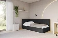 ALTDECOR Jugendbett TULY (Jugendbett mit Bettkasten und Lattenrost, Polsterbett...
