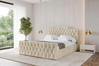 ALTDECOR Polsterbett FALIO-Z (Polsterbett mit Bettkasten und Lattenrost,...