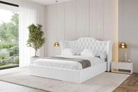 ALTDECOR Polsterbett ZORAN (Polsterbett mit Bettkasten und Lattenrost, Boxbett...
