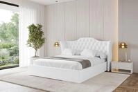 ALTDECOR Polsterbett ZORAN (Polsterbett mit Bettkasten und Lattenrost, Boxbett...