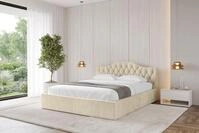 ALTDECOR Polsterbett FALIO-v1 (Polsterbett mit Bettkasten und Lattenrost,...