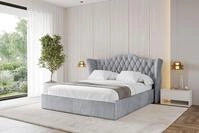 ALTDECOR Polsterbett ZORAN (Polsterbett mit Bettkasten und Lattenrost, Boxbett...