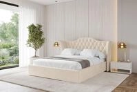 ALTDECOR Polsterbett ZORAN (Polsterbett mit Bettkasten und Lattenrost, Boxbett...