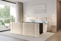 ALTDECOR Boxspringbett EVON KING Zanozek (Multipocket-Matratze H4, H3 Matratze