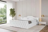 ALTDECOR Polsterbett ZORAN-Z-v1 (Polsterbett mit Bettkasten und Lattenrost,...
