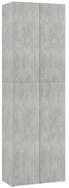 vidaXL Aktenschrank B&uuml;roschrank Betongrau 60x32x190 cm Holzwerkstoff