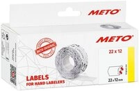 METO Etikett METO Preis-Etiketten 9506154 Wiederabl&ouml;sbar Etiketten-Breite: 22...