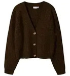 Name It Strickjacke NKFHOLLY BOXY SHORT KNIT CARD NOOS in modischer Boxy-Form, mit