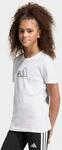 T-Shirt ADIDAS SPORTSWEAR "JUNIOR GIRLS MIT TIERMOTIV", M&auml;dchen, Gr. 152, wei&szlig;,