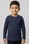Langarmshirt NAME IT "NMMKAB LS TOP NOOS", Jungen, Gr. 110, blau (schwarz...