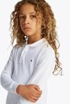 Poloshirt TOMMY HILFIGER "REG POLO LS", Jungen, Gr. 3 (98), wei&szlig;, Single...