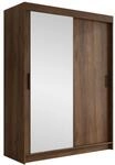 MIRJAN24 Kleiderschrank Infinity II 150 (mit zwei Schwebet&uuml;ren) 150x58x200 cm,...