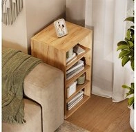 Vicco B&uuml;cherregal Rula, Goldkraft Eiche, 40 x 81.6 cm