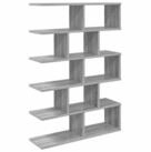 vidaXL Wandregal 70 x 20 x 100 cm Wandregal Sonoma-Grau 70x20x100 cm Spanplatte