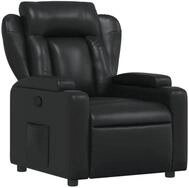 vidaXL Relaxsessel, Sessel Schwarz Kunstleder