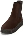 Marc O'Polo aus weichem Veloursleder Chelseaboots braun 36 EU