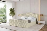 ALTDECOR Polsterbett ZORAN-Z (Polsterbett mit Bettkasten und Lattenrost,...