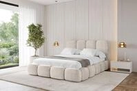 ALTDECOR Polsterbett KALA (Polsterbett mit Bettkasten und Lattenrost, Boxbett...