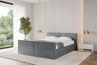 ALTDECOR Polsterbett EMMI-Z-v1 (Polsterbett mit Bettkasten und Lattenrost,...