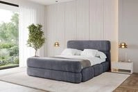 ALTDECOR Polsterbett ELVA-Z (Polsterbett mit Bettkasten und Lattenrost, Boxbett...